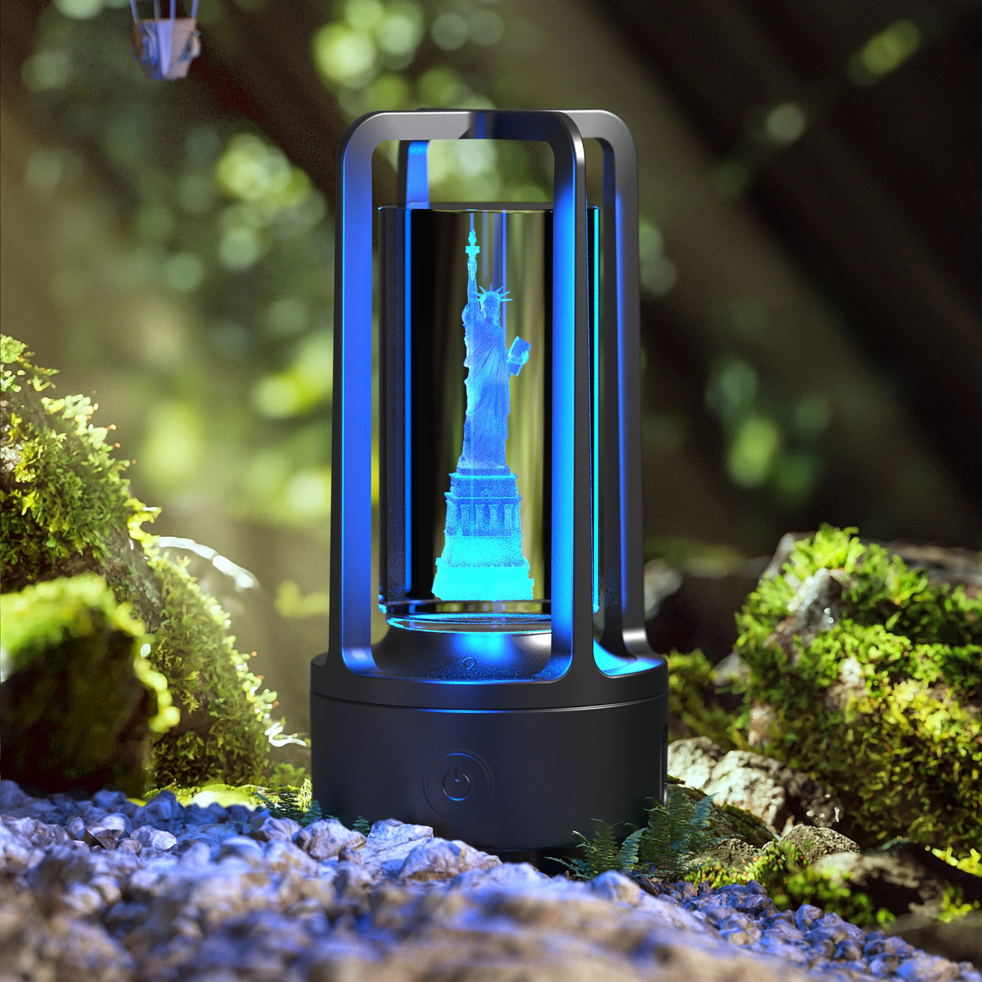 Audio Acrylic Crystal Lamp And Bluetooth Speaker