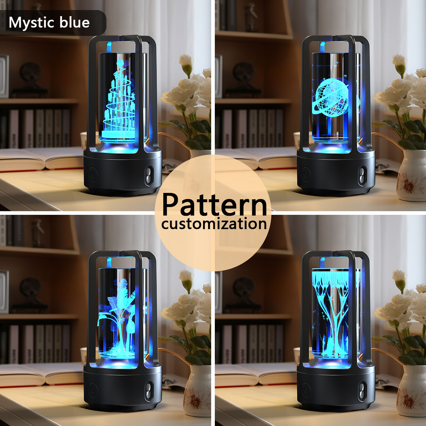 Audio Acrylic Crystal Lamp And Bluetooth Speaker