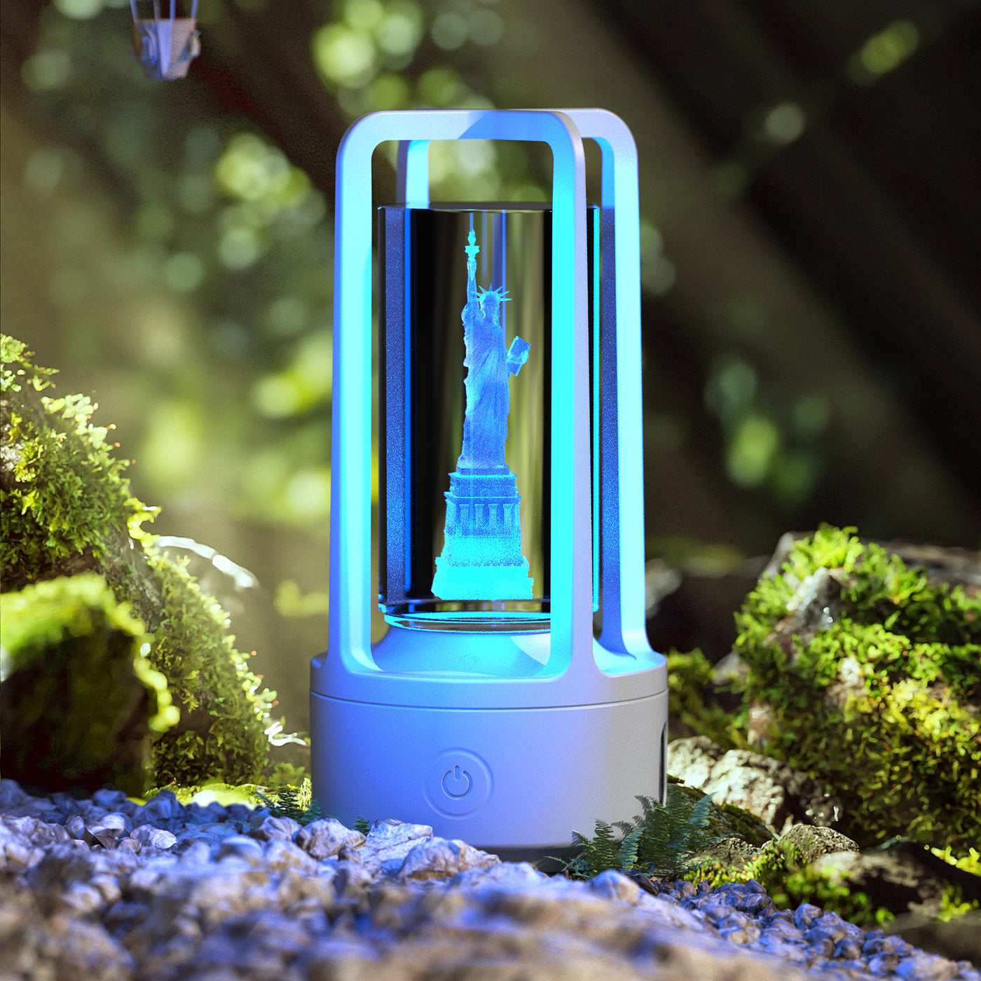 Audio Acrylic Crystal Lamp And Bluetooth Speaker