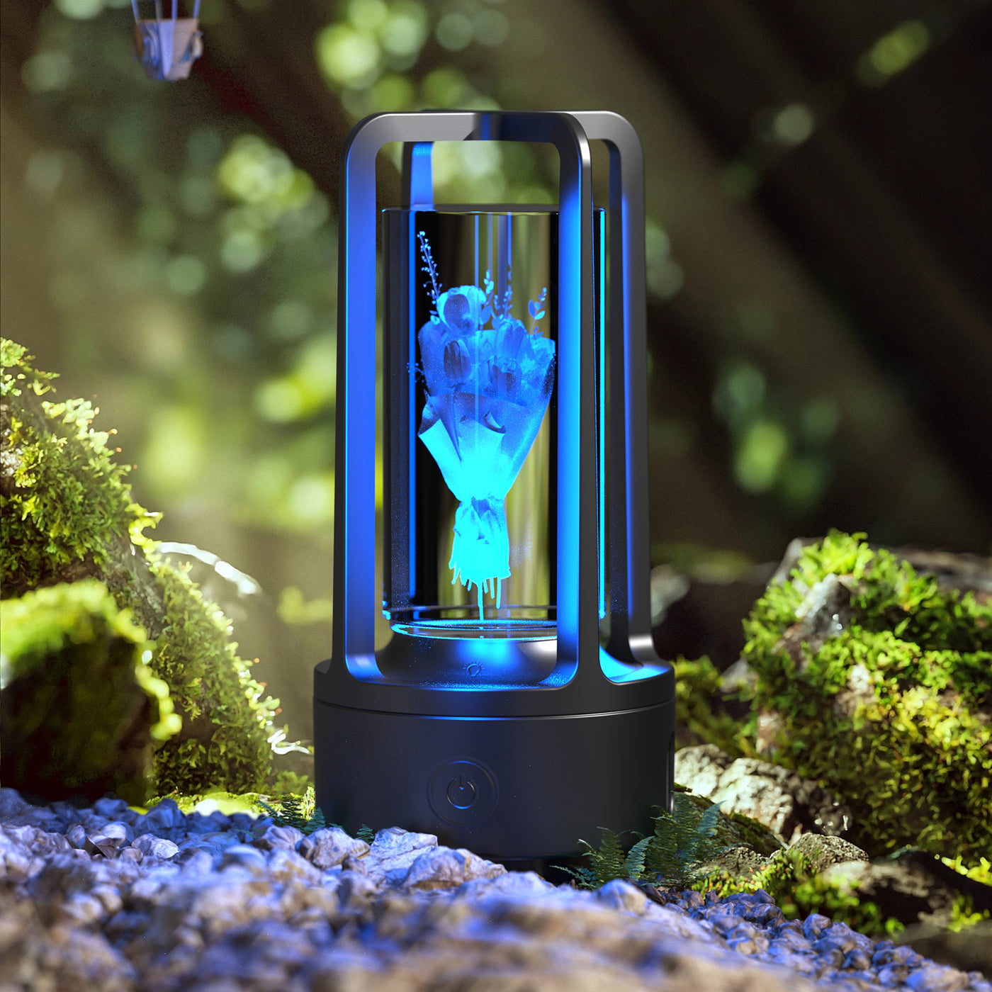 Audio Acrylic Crystal Lamp And Bluetooth Speaker