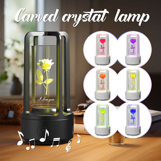 Audio Acrylic Crystal Lamp And Bluetooth Speaker